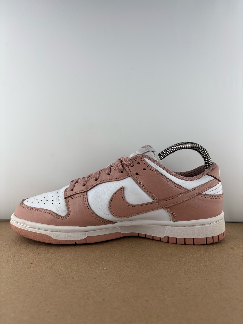 Nike Dunks Low Women's White/Rose Pink Whisper Size 7.5 DD1503-118 - Picture 4 of 9